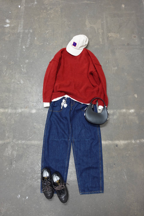 ベーシックルーズニット